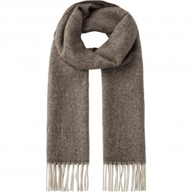 Шал Hackett Donegal scarf - Brown (Walnut Brown) шал,ръкавици,шапки,и,шалове,hackett,donegal,scarf,brown,(walnut,brown)