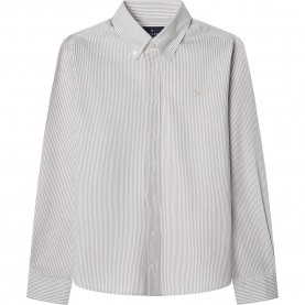 риза,с,дълъг,ръкав,детски,ризи,hackett,ess,oxford,stripe,long,sleeve,shirt,malt,beige,(white)
