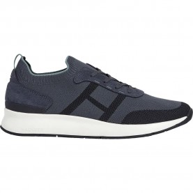 Маратонки Hackett H-Runner trainers - Grey (Dark Grey) маратонки,мъжки,маратонки,hackett,h,runner,trainers,grey,(dark,grey)
