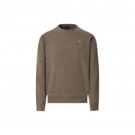 блуза,мъжки,пуловери,hackett,hbone,trim,sweater,brown,(putty,beige)