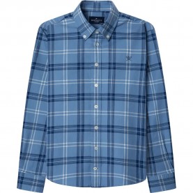 Риза с дълъг ръкав Hackett HK3000006 long sleeve shirt - Blue (Chambray Blue) риза,с,дълъг,ръкав,детски,ризи,hackett,hk3000006,long,sleeve,shirt,blue,(chambray,blue)
