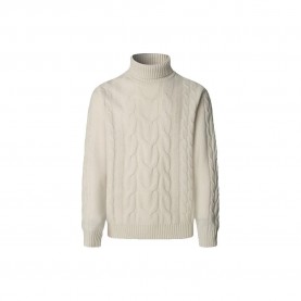 блуза,мъжки,пуловери,hackett,hm7000046,high,neck,sweater,beige,(off,white)