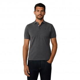 Hackett HM5600052 Slim Fit short sleeve polo - Grey (Dark Grey Marl) мъжки,блузи,с,яка,hackett,hm5600052,slim,fit,short,sleeve,polo,grey,(dark,grey,marl)