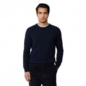 блуза,мъжки,пуловери,hackett,merino,cash,mix,sweater,midnight,blue