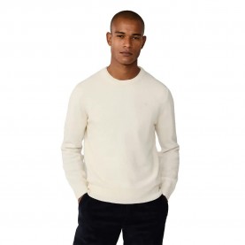 Блуза Hackett Lambswool sweater - White (Off White) блуза,мъжки,пуловери,hackett,lambswool,sweater,white,(off,white)