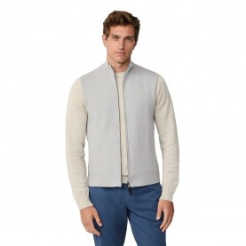 потник,мъжки,пуловери,hackett,milano,knitted,vest,pearl,grey,(grey)