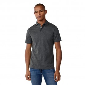 Hackett Pima Cotton short sleeve polo - Dark Grey Marl мъжки,блузи,с,яка,hackett,pima,cotton,short,sleeve,polo,dark,grey,marl