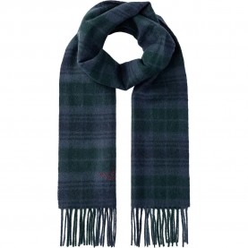 шал,ръкавици,шапки,и,шалове,hackett,plaid,logo,scarf,hunter,green,(green,blue)