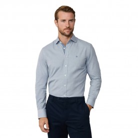 Риза с дълъг ръкав Hackett Ptooth Multi long sleeve shirt - Eton Blue риза,с,дълъг,ръкав,мъжки,ризи,hackett,ptooth,multi,long,sleeve,shirt,eton,blue