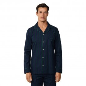 Пижама Hackett Tartan pyjama - Blue (Blue Print) пижама,мъжки,пижами,hackett,tartan,pyjama,blue,(blue,print)