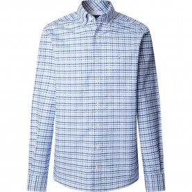Риза с дълъг ръкав Hackett Three Color Gingham long sleeve shirt - Blue (Sky Blue) риза,с,дълъг,ръкав,мъжки,ризи,hackett,three,color,gingham,long,sleeve,shirt,blue,(sky,blue)
