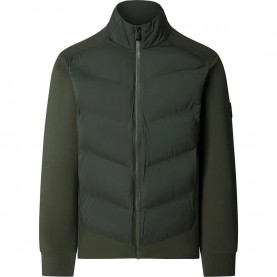 Блуза Hackett Sonic Hybrid full zip sweatshirt - Harvard Khaki Green блуза,мъжки,пуловери,hackett,sonic,hybrid,full,zip,sweatshirt,harvard,khaki,green