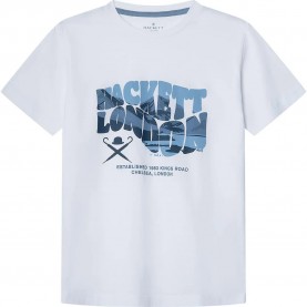 тениска,детски,тениски,hackett,wavy,logo,short,sleeve,t,shirt,optic,white,(white)