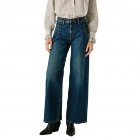 Pepe jeans Archive Wide Leg high waist jeans - Blue (Denim) дамски,панталони,pepe,jeans,archive,wide,leg,high,waist,jeans,blue,(denim)