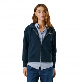 Суичър Pepe jeans Babi hoodie - Blue (Dulwich Blue) суичър,дамски,блузи,pepe,jeans,babi,hoodie,blue,(dulwich,blue)