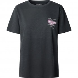 Тениска Pepe jeans Babs short sleeve T-shirt - Grey (Coal Grey) тениска,дамски,тениски,pepe,jeans,babs,short,sleeve,t,shirt,grey,(coal,grey)