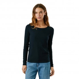 Тениска Pepe jeans Batu long sleeve T-shirt - Blue (Dulwich Blue) тениска,дамски,тениски,pepe,jeans,batu,long,sleeve,t,shirt,blue,(dulwich,blue)