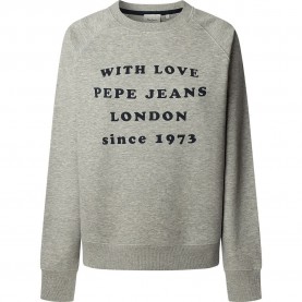блуза,дамски,блузи,pepe,jeans,bel,sweatshirt,grey,(marl,grey)