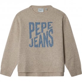 блуза,детски,блузи,pepe,jeans,bekky,sweater,dark,stone,beige