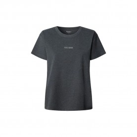 Тениска Pepe jeans Bemma short sleeve T-shirt - Grey (Dark Grey Marl) тениска,дамски,тениски,pepe,jeans,bemma,short,sleeve,t,shirt,grey,(dark,grey,marl)