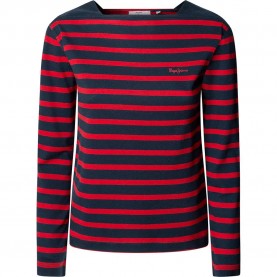 тениска,дамски,тениски,pepe,jeans,betty,long,sleeve,t,shirt,dulwich,blue,(red)
