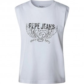 тениска,дамски,тениски,pepe,jeans,bertha,sleeveless,t,shirt,white,(white)