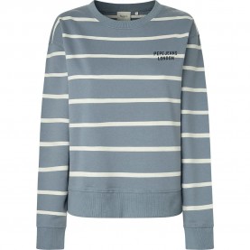 блуза,дамски,блузи,pepe,jeans,biridiana,sweatshirt,drill,blue,(blue)