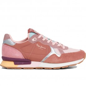 маратонки,дамски,маратонки,pepe,jeans,brit,jumps,trainers,pink,(pigment,brown)