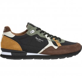 маратонки,мъжки,маратонки,pepe,jeans,brit,prints,trainers,dark,brown,(black)