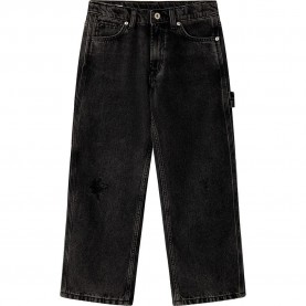 Pepe jeans Carpenter FS Chapman Loose Fit jeans - Black (Denim 9A1) детски,панталони,pepe,jeans,carpenter,fs,chapman,loose,fit,jeans,black,(denim,9a1)