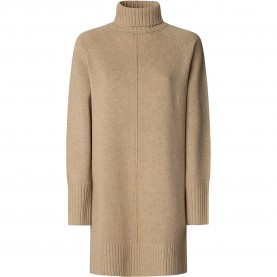 рокля,дамски,поли,и,рокли,pepe,jeans,carola,long,sleeve,dress,beige,(beige)
