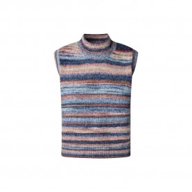 потник,дамски,пуловери,дамски,плетени,дрехи,pepe,jeans,celeste,knitted,vest,multicolor,(oyster,white)