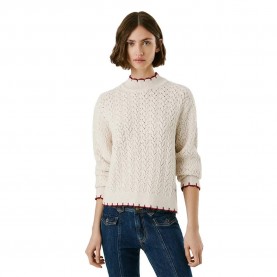 блуза,дамски,пуловери,дамски,плетени,дрехи,pepe,jeans,charil,sweater,oyster,white,(beige)