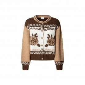 блуза,дамски,пуловери,дамски,плетени,дрехи,pepe,jeans,centa,sweater,brown,(oyster,white)