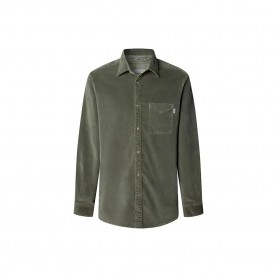 Риза с дълъг ръкав Pepe jeans Clayton long sleeve shirt - Green (Dark Khaki Green) риза,с,дълъг,ръкав,мъжки,ризи,pepe,jeans,clayton,long,sleeve,shirt,green,(dark,khaki,green)