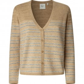 жилетка,дамски,пуловери,дамски,плетени,дрехи,pepe,jeans,cleo,cardigan,caramel,beige,(brown)