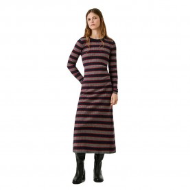рокля,дамски,поли,и,рокли,pepe,jeans,clarisse,long,sleeve,dress,dulwich,blue,(purple)