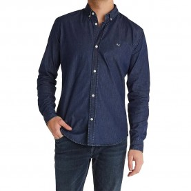 Риза с дълъг ръкав Pepe jeans Classic Denim Slim long sleeve shirt - Blue (Denim 6C2) риза,с,дълъг,ръкав,мъжки,ризи,pepe,jeans,classic,denim,slim,long,sleeve,shirt,blue,(denim,6c2)