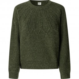 блуза,дамски,пуловери,дамски,плетени,дрехи,pepe,jeans,claudia,sweater,khaki,green