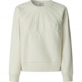 блуза,дамски,пуловери,дамски,плетени,дрехи,pepe,jeans,claudia,sweater,oyster,white