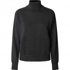 блуза,дамски,пуловери,дамски,плетени,дрехи,pepe,jeans,coraline,high,neck,sweater,black