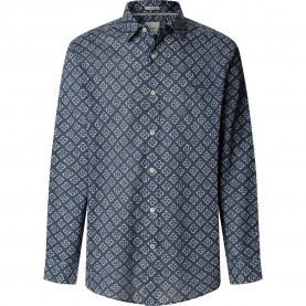 Риза с дълъг ръкав Pepe jeans Corban long sleeve shirt - Blue (Thames Blue) риза,с,дълъг,ръкав,дамски,ризи,мъжки,ризи,pepe,jeans,corban,long,sleeve,shirt,blue,(thames,blue)
