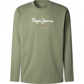 тениска,мъжки,тениски,pepe,jeans,eggo,long,n,long,sleeve,t,shirt,green,(military,green)