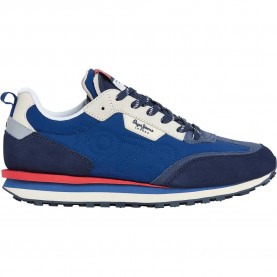 Маратонки Pepe jeans Foster Connected trainers - Blue (Pop Blue) маратонки,мъжки,маратонки,дамски,маратонки,pepe,jeans,foster,connected,trainers,blue,(pop,blue)