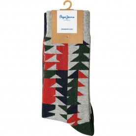 чорапи,мъжки,чорапи,pepe,jeans,geo,tree,crew,socks,3,pairs,multicolor,(pine,green)