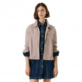 Яке Pepe jeans Hannah HB denim jacket - Beige (Denim) яке,дамски,якета,и,палта,pepe,jeans,hannah,hb,denim,jacket,beige,(denim)