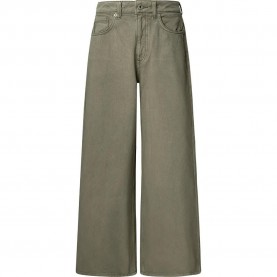 Pepe jeans Jaimy Wide Leg high waist jeans - Green (Khaki Green 0S0) дамски,панталони,pepe,jeans,jaimy,wide,leg,high,waist,jeans,green,(khaki,green,0s0)