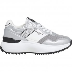 маратонки,дамски,маратонки,pepe,jeans,kimi,mesh,trainers,silver,(white)
