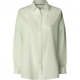 риза,с,дълъг,ръкав,дамски,блузи,дамски,ризи,pepe,jeans,lavender,long,sleeve,shirt,fresh,green,(green)