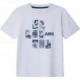тениска,детски,тениски,pepe,jeans,legend,short,sleeve,t,shirt,white,(white)